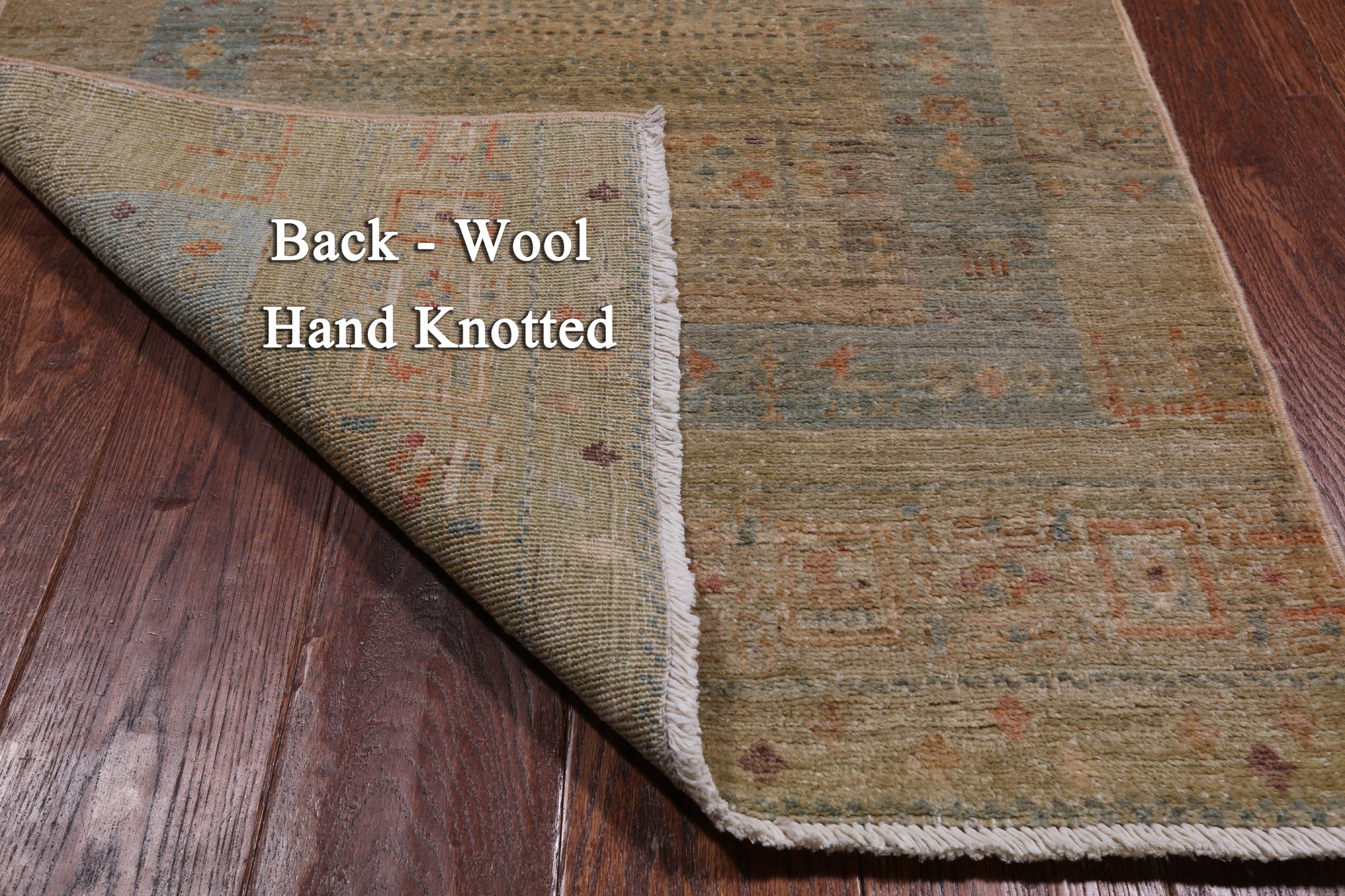 Tribal Persian Gabbeh Hand-Knotted Wool Runner Rug - 2' 8" X 11' 9"