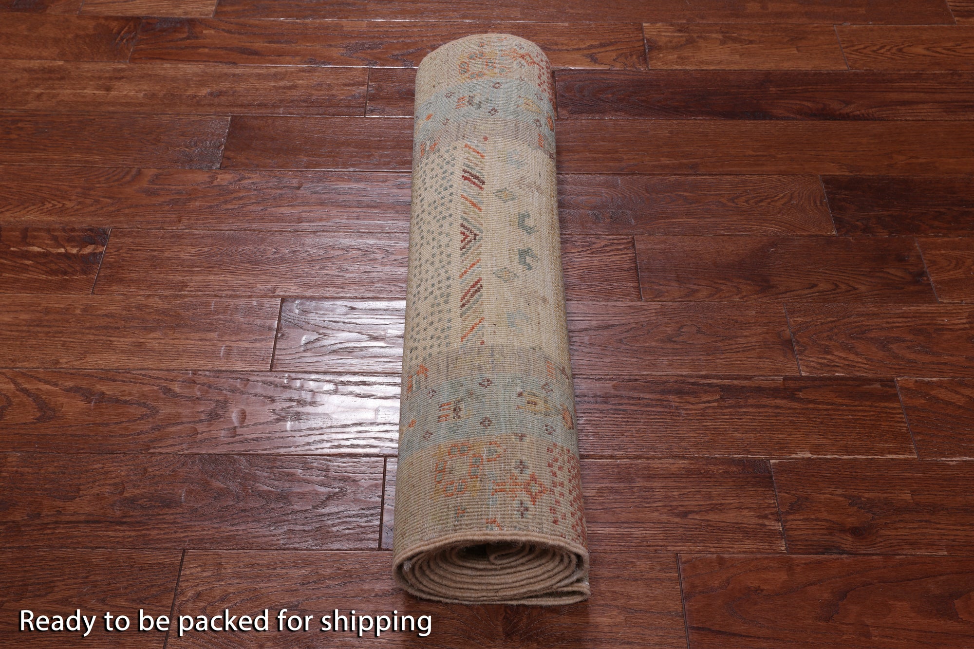 Tribal Persian Gabbeh Hand-Knotted Wool Runner Rug - 2' 8" X 11' 9"