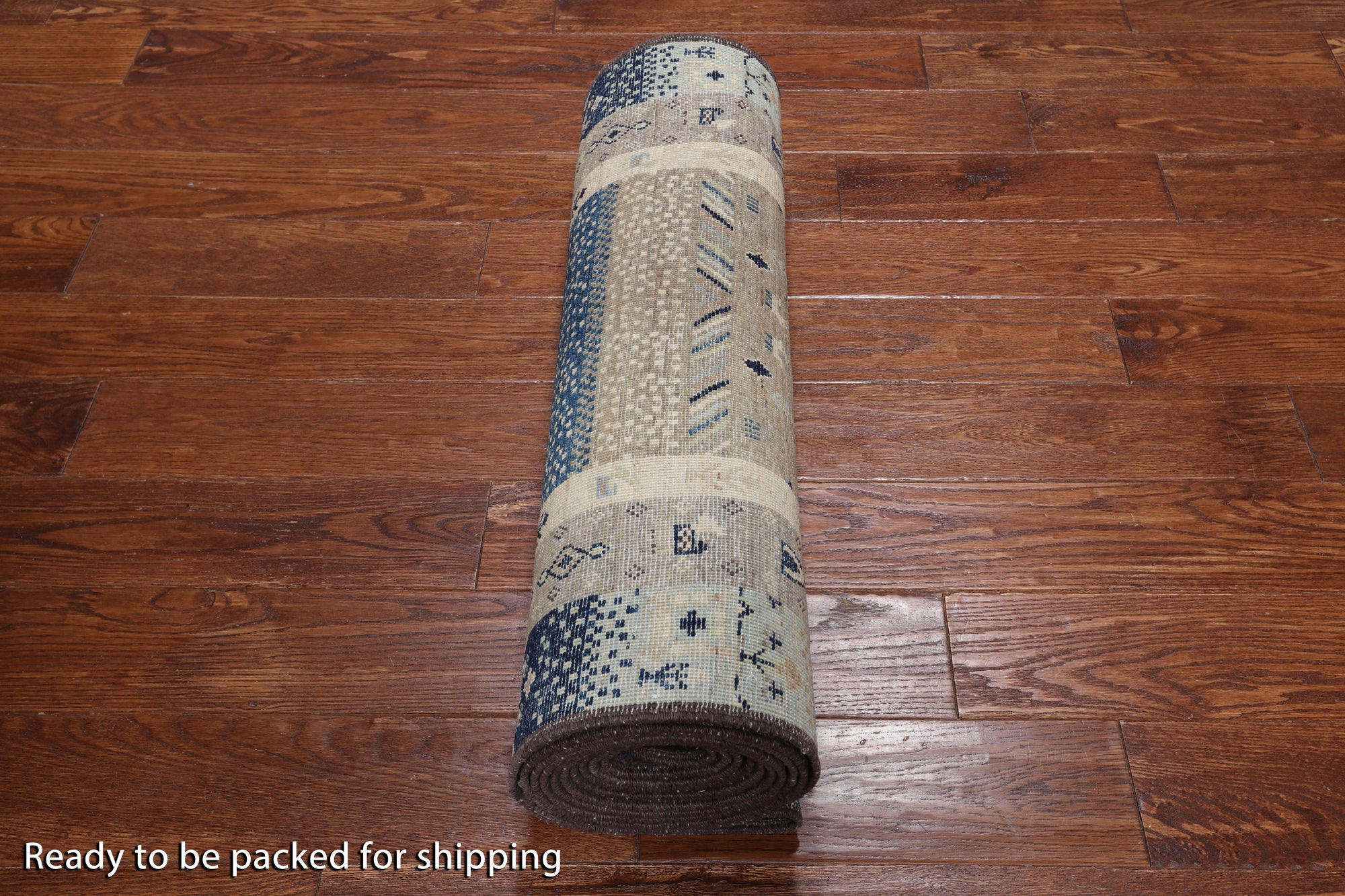 Tribal Persian Gabbeh Hand Knotted Wool Runner Rug - 2' 9" X 15' 1"