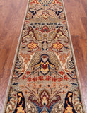 Persian Fine Serapi Handmade Wool Runner Rug - 2' 7" X 10' 1"