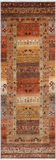 Tribal Persian Gabbeh Handmade Wool Runner Rug - 2' 9" X 7' 11"