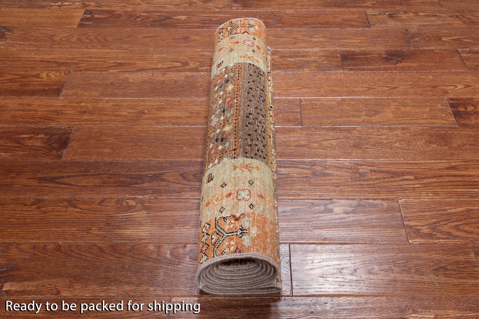 Tribal Persian Gabbeh Handmade Wool Runner Rug - 2' 9" X 7' 11"