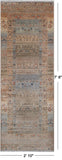 Tribal Persian Gabbeh Hand Knotted Wool Runner Rug - 2' 10" X 7' 8"