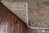 Tribal Persian Gabbeh Hand Knotted Wool Runner Rug - 2' 10" X 7' 8"