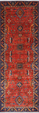 Rust Persian Fine Serapi Hand Knotted Wool Runner Rug - 4' 0" X 11' 3"