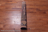 Navy Blue Vintage Persian Tabriz Hand Knotted Wool Rug - 4' 6" X 9' 7"