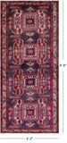Grey Vintage Persian Hand Knotted Wool Runner Rug - 4' 2" X 9' 8"