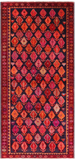 Navy Blue Vintage Persian Hand-Knotted Wool Runner Rug - 4' 5" X 9' 2"