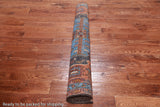 Vintage Persian Hand Knotted Wool Rug - 5' 0" X 11' 4"