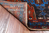 Vintage Persian Hand Knotted Wool Rug - 5' 0" X 11' 4"