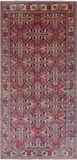Red Vintage Persian Hand Knotted Wool Rug - 5' 0" X 10' 4"