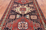 Vintage Persian Hand Knotted Wool Rug - 5' 0" X 9' 8"