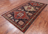 Vintage Persian Hand Knotted Wool Rug - 5' 0" X 9' 8"