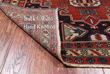 Vintage Persian Hand Knotted Wool Rug - 5' 0" X 9' 8"