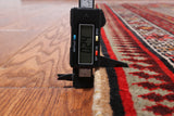 Brown Vintage Persian Hand-Knotted Wool Runner Rug - 3' 3" X 9' 8"