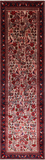 Grey Vintage Persian Handmade Wool Runner Rug - 3' 0" X 11' 5"