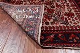 Grey Vintage Persian Handmade Wool Runner Rug - 3' 0" X 11' 5"