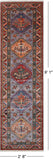 Grey Super Kazak Hand Knotted Wool Runner Rug - 2' 8" X 9' 1"
