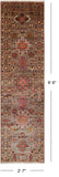 Super Kazak Handmade Wool Runner Rug - 2' 7" X 9' 6"