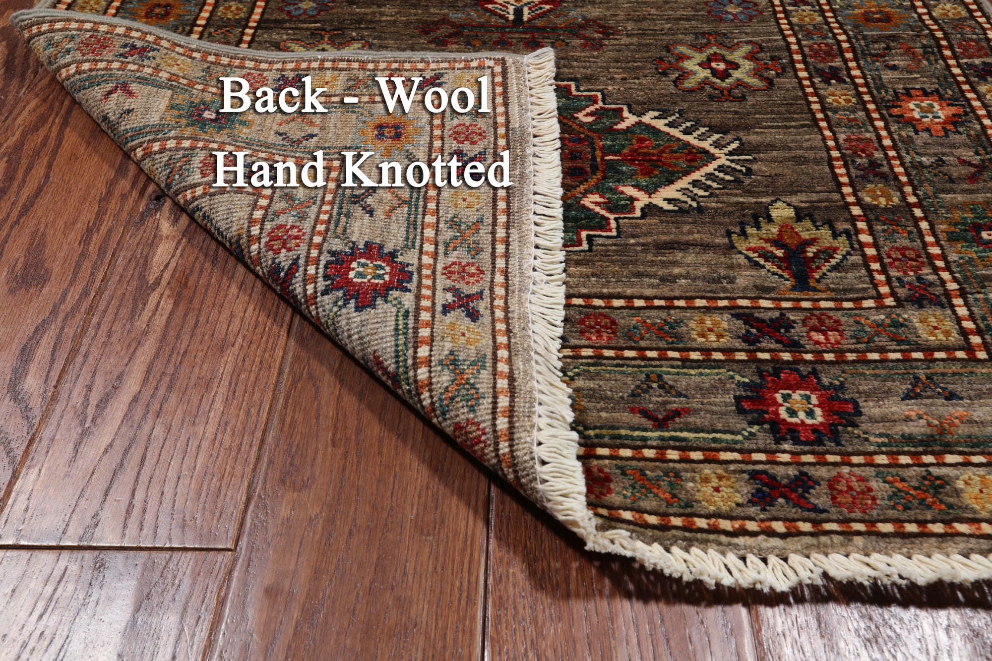 Super Kazak Handmade Wool Runner Rug - 2' 7" X 9' 6"
