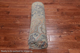 Grey Persian Fine Serapi Handmade Wool Rug - 6' 0" X 8' 9"