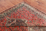 Rust Vintage Persian Hand-Knotted Wool Rug - 5' 3" X 7' 11"