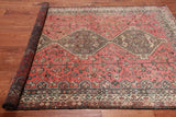 Rust Vintage Persian Hand-Knotted Wool Rug - 5' 3" X 7' 11"