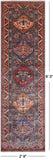 Grey Super Kazak Hand Knotted Wool Runner Rug - 2' 8" X 9' 0"