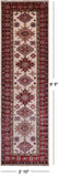 Ivory Super Kazak Handmade Wool Runner Rug - 2' 10" X 9' 5"
