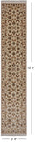 Ivory Persian Tabriz Hand-Knotted Wool & Silk Runner Rug - 2' 4" X 12' 0"