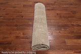 SUPER SALE Persian Vintage White Wash Hand Knotted Wool Area Rug - 9' 10" X 13' 3"