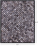 Natural Cowhide Hand Stitched Patchwork Rug - 8' 0" X 10' 0" - Golden Nile