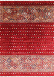 Red Khorjin Persian Gabbeh Hand Knotted Wool Rug - 8' 3" X 11' 7" - Golden Nile
