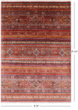 Khorjin Persian Gabbeh Hand Knotted Wool Area Rug - 5' 5" X 7' 11" - Golden Nile