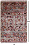 Persian Gabbeh Hand Knotted Wool Area Rug - 3' 2" X 4' 11" - Golden Nile