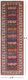 Persian Gabbeh Hand Knotted Wool Runner Rug - 2' 8" X 9' 2" - Golden Nile