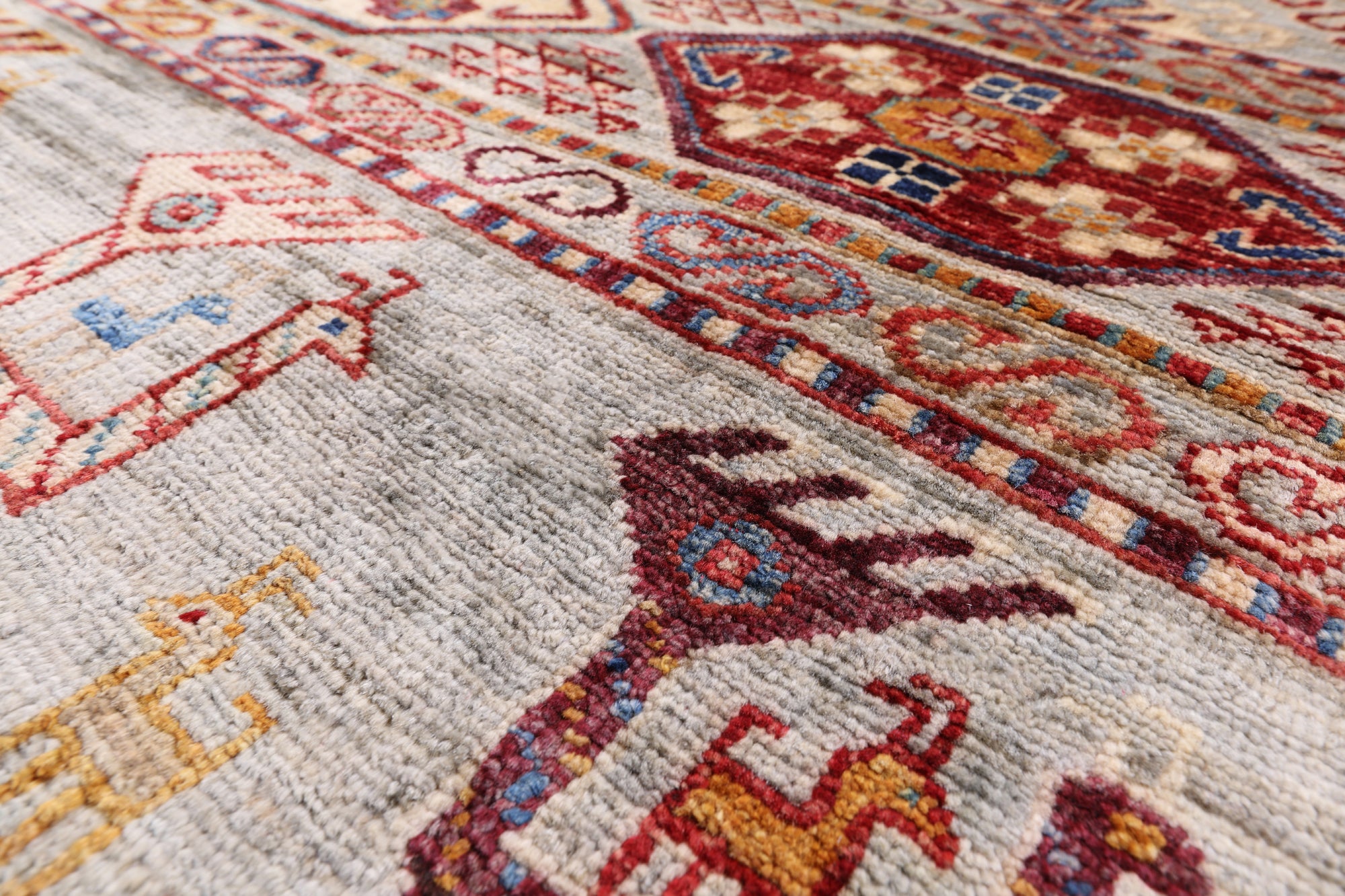 Persian Gabbeh Hand Knotted Wool Area Rug - 8' 2" X 9' 9"