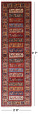 Persian Gabbeh Hand Knotted Wool Runner Rug - 2' 8" X 9' 7" - Golden Nile