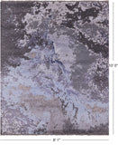 Modern Hand Knotted Wool & Silk Rug - 8' 1" X 10' 0" - Golden Nile