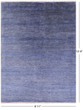 Savannah Grass Hand Knotted Wool & Silk Rug - 8' 11" X 12' 0" - Golden Nile