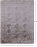 Fine Serapi Hand Knotted 100% Silk Rug - 7' 11" X 10' 2" - Golden Nile