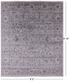 Grey Persian Hand-Knotted Wool Rug - 8' 3" X 9' 10" - Golden Nile