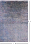 Full Pile Overdyed Hand Knotted Wool Rug - 11' 10" X 17' 6" - Golden Nile
