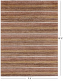 Persian Gabbeh Hand Knotted Wool Rug - 7' 9" X 10' 3" - Golden Nile