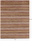 Persian Gabbeh Hand Knotted Wool Rug - 7' 9" X 10' 3" - Golden Nile