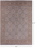Traditional Hand Knotted Rug - 9' 9" X 13' 7" - Golden Nile