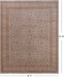 Traditional Handmade Rug - 9' 1" X 11' 3"