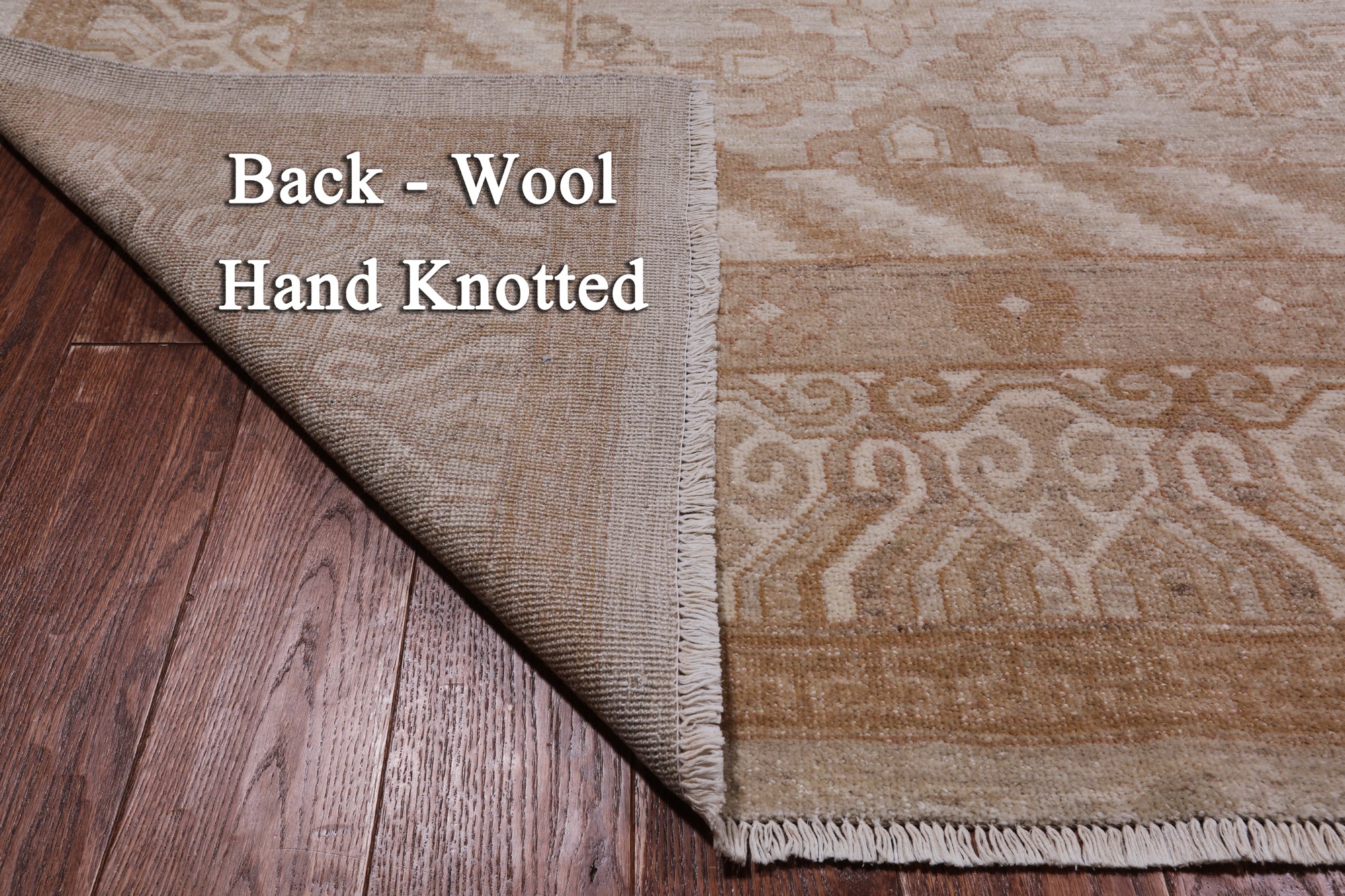 Traditional Handmade Rug - 9' 1" X 11' 3"