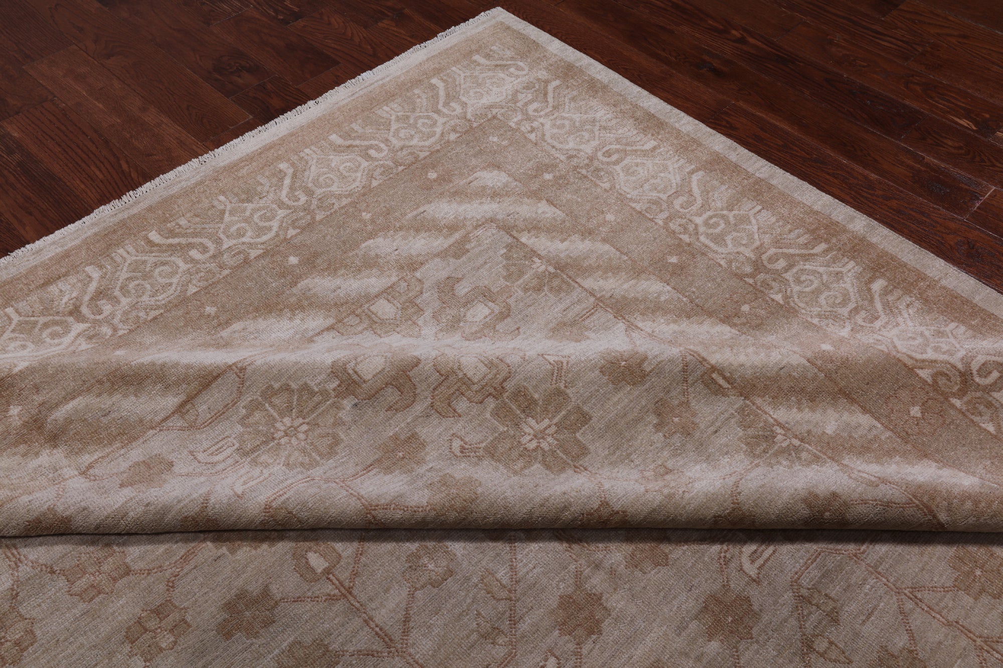 Traditional Handmade Rug - 9' 1" X 11' 3"