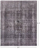 Persian Overdyed Hand Knotted Wool Rug - 9' 9" X 12' 2" - Golden Nile
